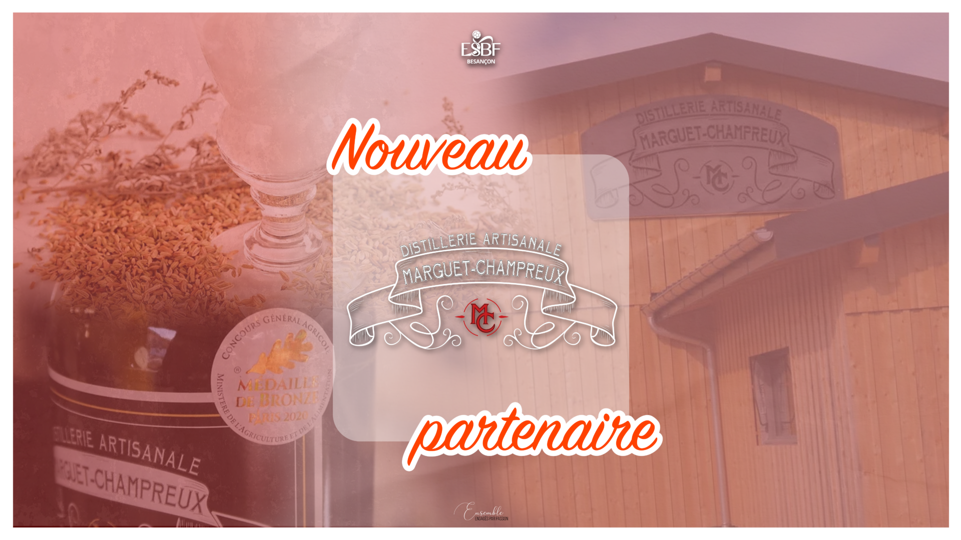 NOUVEAU PARTENAIRE : DISTILLERIE MARGUET-CHAMPREUX
