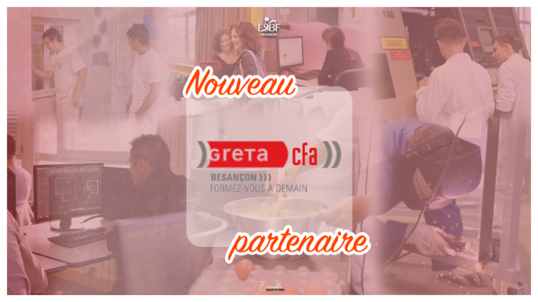 NOUVEAU PARTENAIRE : GRETA DE BESANÇON