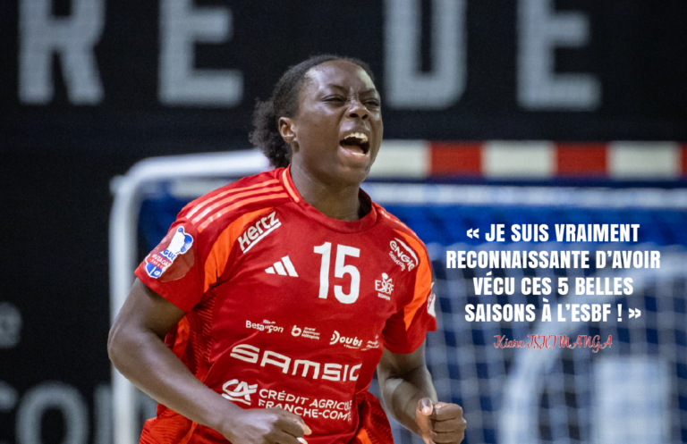KIARA TSHIMANGA QUITTERA L’ESBF EN FIN DE SAISON